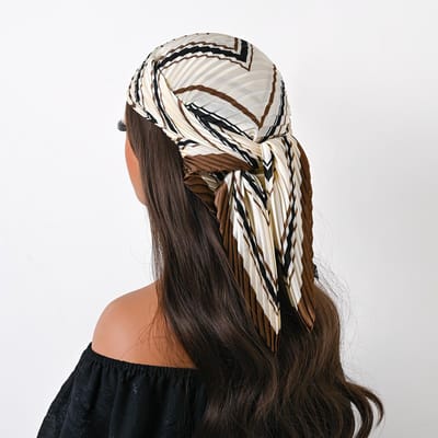 Vier Jaargetijden 70cm Zijden Geplooide Sjaal Paisley Kleine Sjaals Vierkante Sjaal Satijnen Neckerchief Decoratieve Hoofddoek Bandana gray
