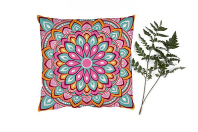 Sierkussens - Kussentjes Woonkamer - 40x40 cm - Abstract - Mandala - Design - Boho