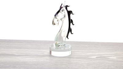 Glazen Paard - Glasbeeldje - Paarden - Beeldjes - Beeldjes decoratie - Beeldjes dieren - Glazen beeldjes dieren - Glazen beeldjes decoratie - Glazen dieren - Glassculptuur - Glazen beelden en figuren