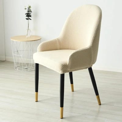 1/2/4/6 stuks Eetkamerstoelhoes Schuin Keuken Armstoelhoes Oorfauteuil Restaurant Gebogen Stoelhoezen voor Thuis Feest Banket 1pc Chair cover