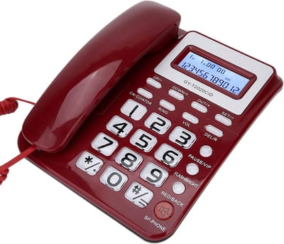 Vaste Telefoon met Extra Grote Toetsen, Luidsprekerfunctie en Nummerweergave - Ideaal voor Thuis of Kantoor