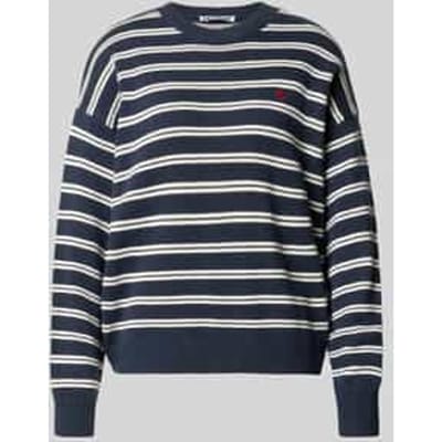 Oversized pullover van katoenmix