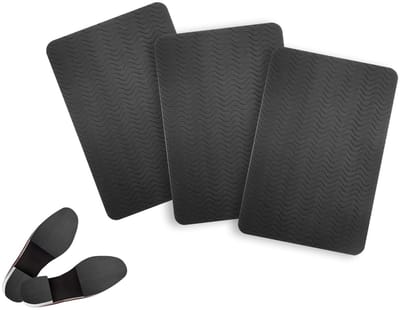 Dailygoods- Antislipzolen 3 Stuks - Snijbaar - Geluidsreductie - Schoenzolen Reparatie - Zelfklevende Zolen - Verbeterde Grip