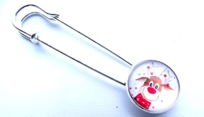 2 Love it Rudolph - Sjaalspeld - Vestsluiting - Kerst - Rendier