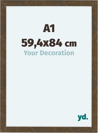 Your Decoration - Fotolijst A1 59,4x84 cm - MDF - Goud Antiek - Como