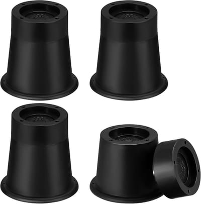 Meubelverhoger 4 Stuks - Verstelbaar Hoogte 5 of 3 Inch - Antislip Ondersteuning - Ideaal voor Bed en Stoel - ShopVlot