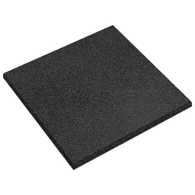 vidaXL - Valbescherming - Tegels - 6 - st - Zwart - 50 - x - 50 - cm - Rubber