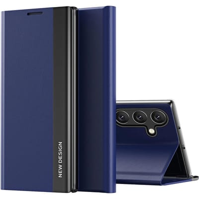 Hurtel Sleep Case Pro - Hoesje voor Mobiele Telefoon - Flip Cover - Standfunctie - Niebieski