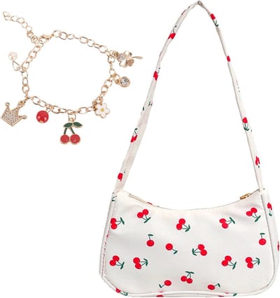 Stijlvolle Schoudertas voor Dames en Meisjes - Handtas 22 x 14 x 8.5 cm voor Winkelen, Reizen en Feestjes