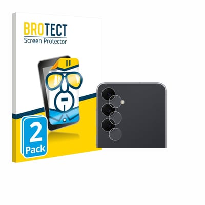 BROTECT - Screenprotector voor Samsung Galaxy S25 FE Enterprise Edition (ALLEEN Camera Lens) - Folie Beschermfolie transparant 2 Stuks