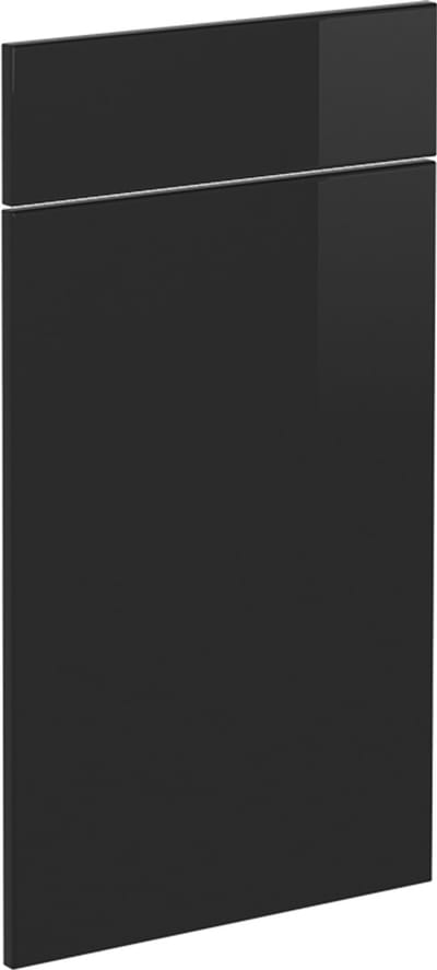 Vicco R-Line Keukenfront – 39.6 x 70.8 cm meubelfront voor de lade-onderkast Zwart hoogglans