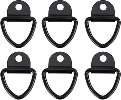 Set van 6 spanringen voor aanhangwagens en vrachtwagens - Sterke lashing rings voor veilig transport