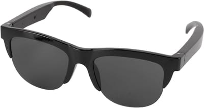 Smart Translation Glasses, Bluetooth Sunglasses Open Ear Directional Smart Audio Glasses Supports Translation in 137 Languages, PC UV400 Smart Glasses Built-in Microphone Speaker