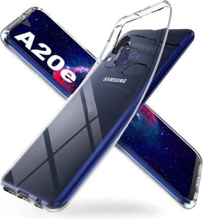 Smartphonica Telefoonhoesje Geschikt voor Samsung Galaxy A20E Transparant Siliconen - Doorzichtig Clear Case Back Cover geschikt voor Samsung Galaxy A20e