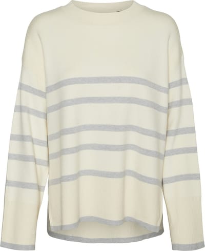 VERO MODA - VMSABA LS O-NECK STRIPE PULLOVER GA NOOS - Dames - Gebreide truien