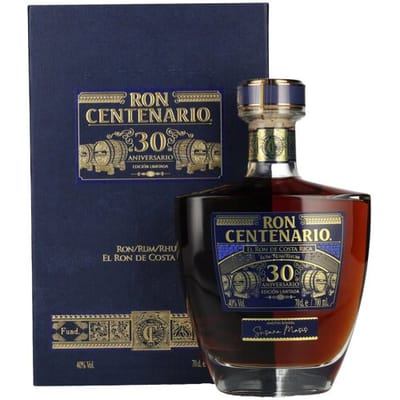 Ron Centenario EDICIÓN LIMITADA 30 Aniversario Rum 40% Vol. 0,7l in geschenkverpakking