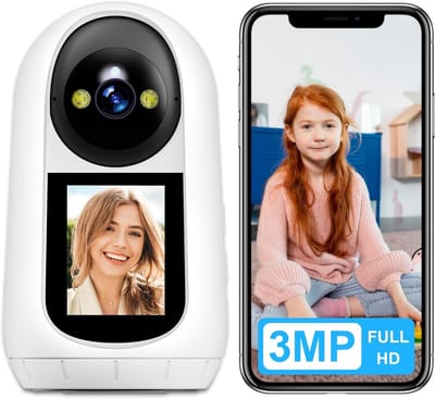 Draadloze Binnen Beveiligingscamera 3MP Full HD met Tweeweg Audio