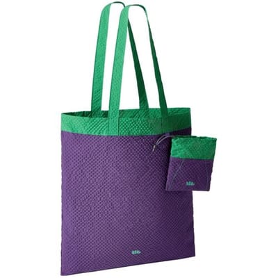 Beneunder GP155 paarse opvouwbare hand- en crossbodytas met grote capaciteit