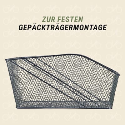 Fietsmand XXL voor Bagagedrager - Ruimte voor Grote Bagage