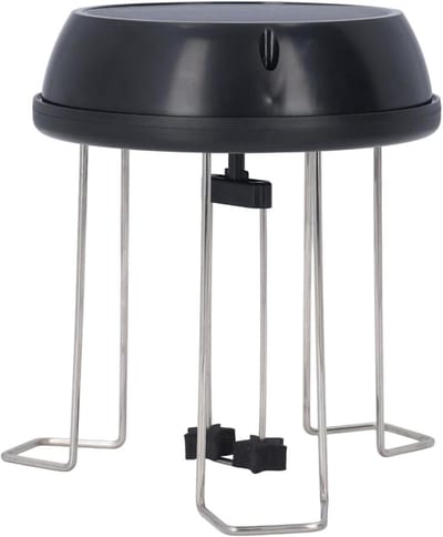 Vogelbad fontein - Watercirculator bubbler - Tuin decoratie - Aangedreven door zonne-energie - Compact ontwerp - Zwart