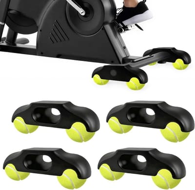 Rocker Plate Voeten voor Indoor Cycling, Fietstrainer Accessoires met Tennisballen, Geschikt voor Wahoo Kickr Core en Verbeterde Stabiliteit