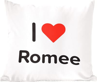 Sierkussens - Kussentjes Woonkamer - 60x60 cm - I love - Romee - Meisje