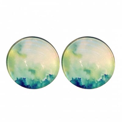 Clip oorbellen -Mint- 2 cm- geen gaatje- Charme Bijoux