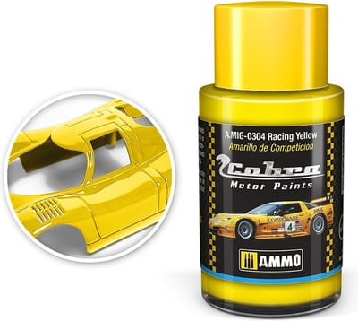 AMMO by Mig Jimenez Hobbyverf Acrylverf - MIG 0303 Cobra Motor Paints - Pale Yellow - Matt - Acryl - 30ml Verf potje - 30 ml