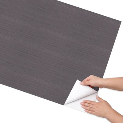 Coloray Meubel Wrap Folie - Grijs Meubelfolie - 75x150 cm - Decoratiefolie Zelfklevend Houten elegantie - Meubelfolie Zelfklevend - Minimalist Meubelfolie - Wrapfolie Keuken - Wanddecoratie - Texturen