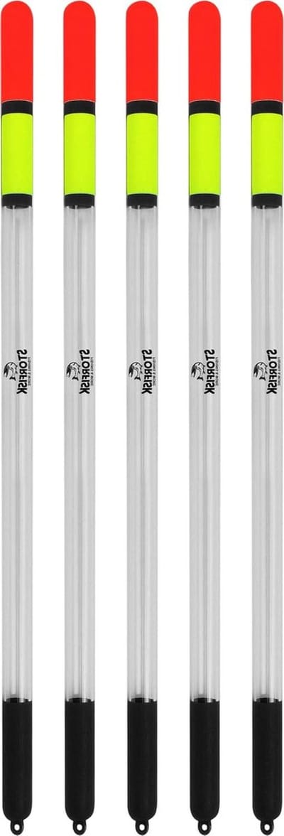 Dobbers Forel Vissen - Visdobbers Set - Forel Vangen - Signaalkleur Punt - 2.5 gram - Transparant
