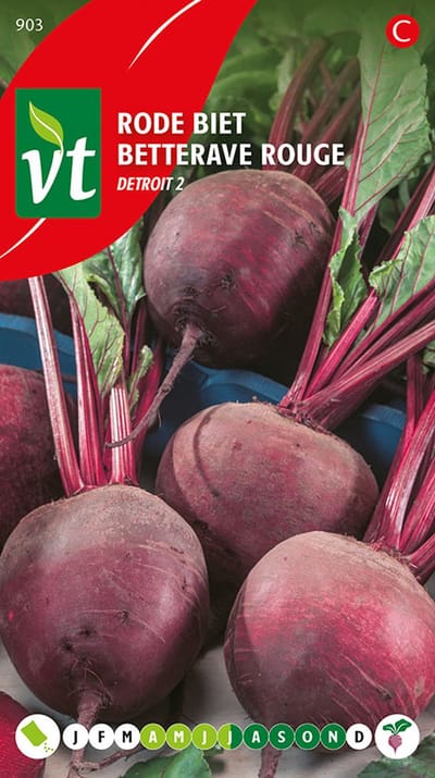 Rode Biet 'Detroit 2' Zaden - Perfect voor Salades en Bereidingen