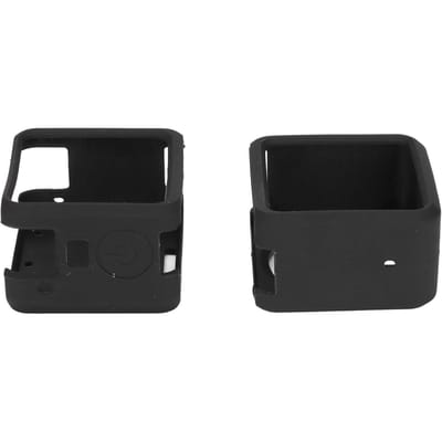 Combinatie Camera Behuizing Zacht Siliconen Schokbestendig Krasbestendig Gesplitste Camera Beschermhoes voor black