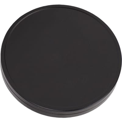 Cache d'objectif pour appareil photo instantané Mini 90 74 mm Aluminium Protecteur Métal Cache d'objectif Accessoires pour appareil photo instantané Noir