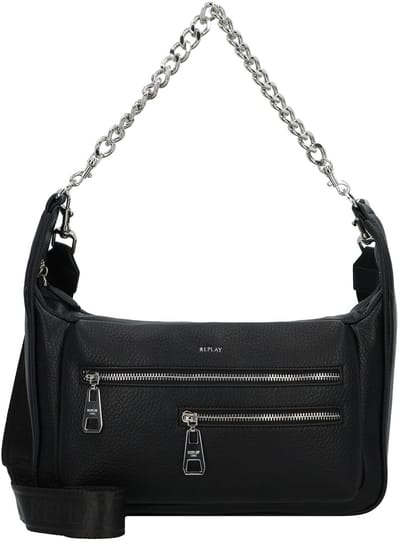 REPLAY Schoudertas Shoulder Bag Black Zwart