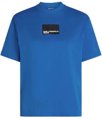 Karl Lagerfeld Jeans A1w17006 T-shirt Met Korte Mouwen Blauw XS Vrouw
