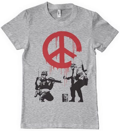 Hybris Soldie-rs -Painting CND-Sign T-shirt SH-1-BK001-H33-8