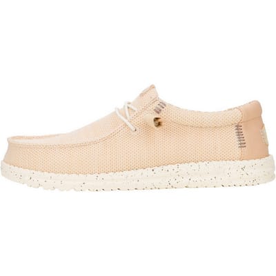 HEYDUDE - Wally Stretch Sox Heren Instappers Irish Cream/Egret - Maat 44