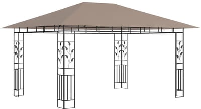 Partytent opvouwbaar - Paviljoen - Easy up - Waterdicht - Weerbestendig - Taupe