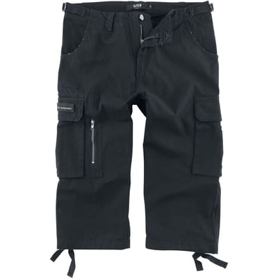 Black Premium by EMP Shorts - 3/4 Army Vintage Shorts - S tot 7XL - voor Mannen - zwart