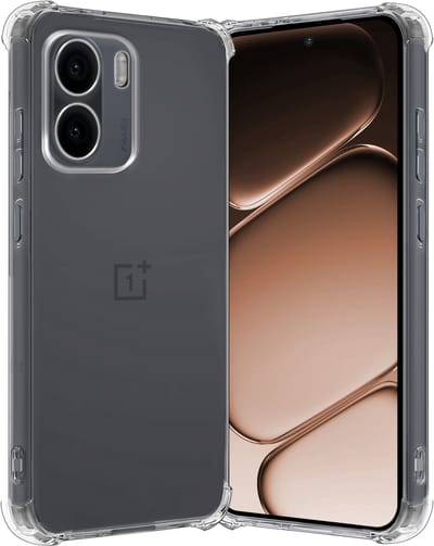 Hoes - Geschikt voor OnePlus 15R - Sterk & Shockproof - Siliconen Case - Back Cover - Telefoon Hoesje Shock Proof - Transparant