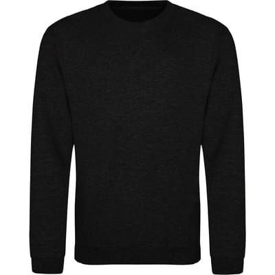 Just Hoods - AWDis Sweat - Black Smoke maat L