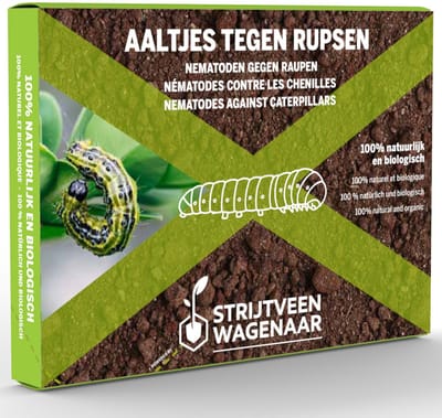 Aaltjes tegen Rupsen 1000m² - Steinernema Carpocapsae - Nematoden tegen Rupsen - Rupsen bestrijden - Afweermiddelen buiten