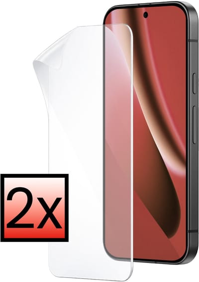 Screenprotector - 2 Stuks - Folie - Geschikt voor Google Pixel 10a - Ultra Clear - Bescherm Folie - Soft TPU Touch - Screen Protector - Telefoon Cover