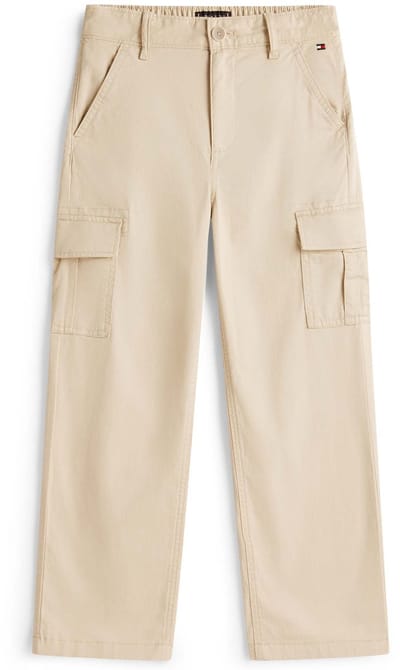 Tommy Hilfiger Twill Cargo Relaxed Pant - Fashion Wear - Kinderen