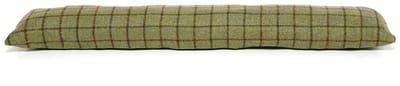 Tochtstopper Olijfgroen & Bruin Ruit – Tweedmill – 16x80 cm