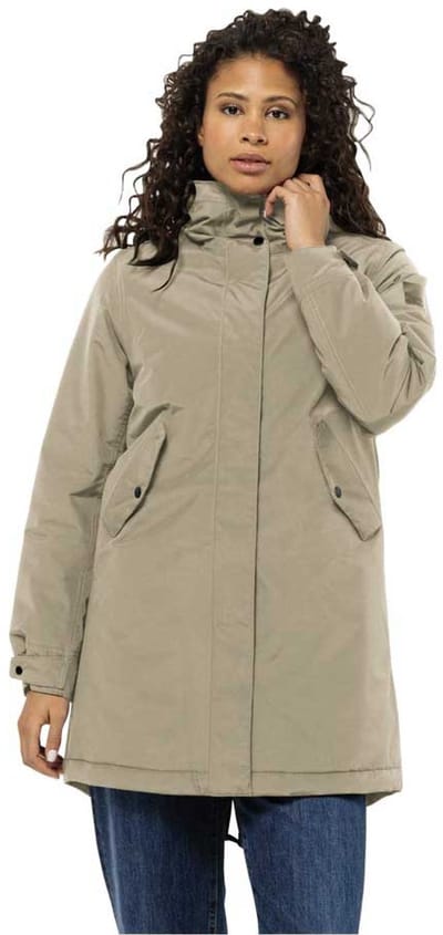 Jack Wolfskin Talforst Parka Beige M Vrouw