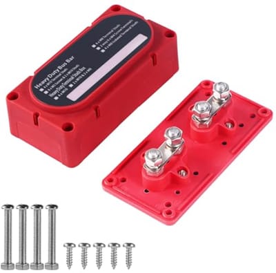 Verzamelrailkast 300 A Stroomverdelingsblok 12V - 48V DC voor Auto's, Campers en Jachten