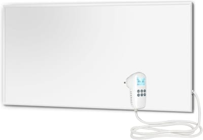 Infrarood Verwarming - Verwarmingspaneel Radiator - Ruimte Verwarmen - Met Thermostaat - 1220 x 620mm - Wit