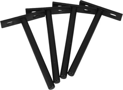 Zwarte Plankdragers - Wandsteunen Verborgen - Ruimte Organiseren - Onzichtbaar Ontwerp - 14.5 cm - Zwart