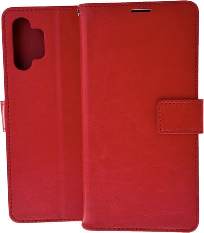 Portemonnee Book Case Hoesje Geschikt voor: Samsung Galaxy A13 4G rood